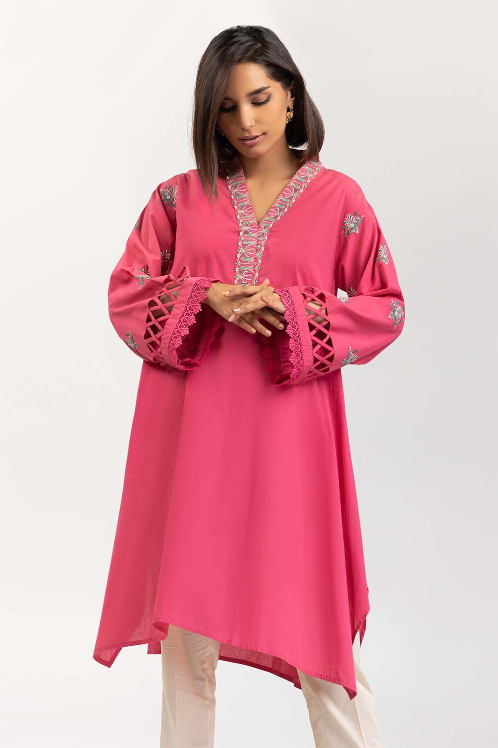 Embroidered Light Cotton Shirt