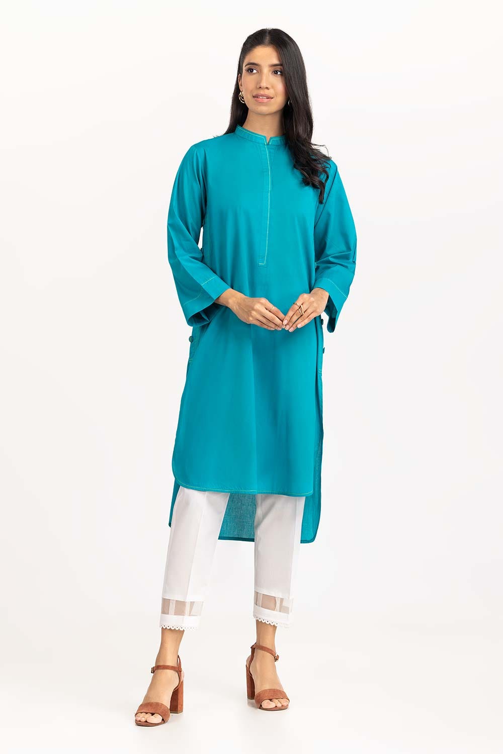 Dyed Cambric Shirt