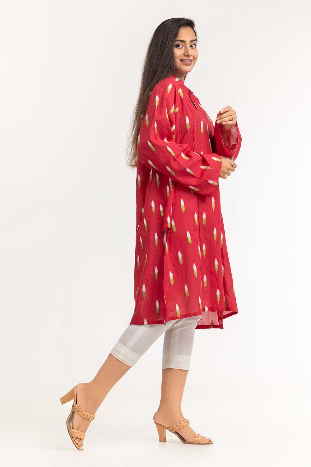 Cambric Embroidered Co-Ord Set