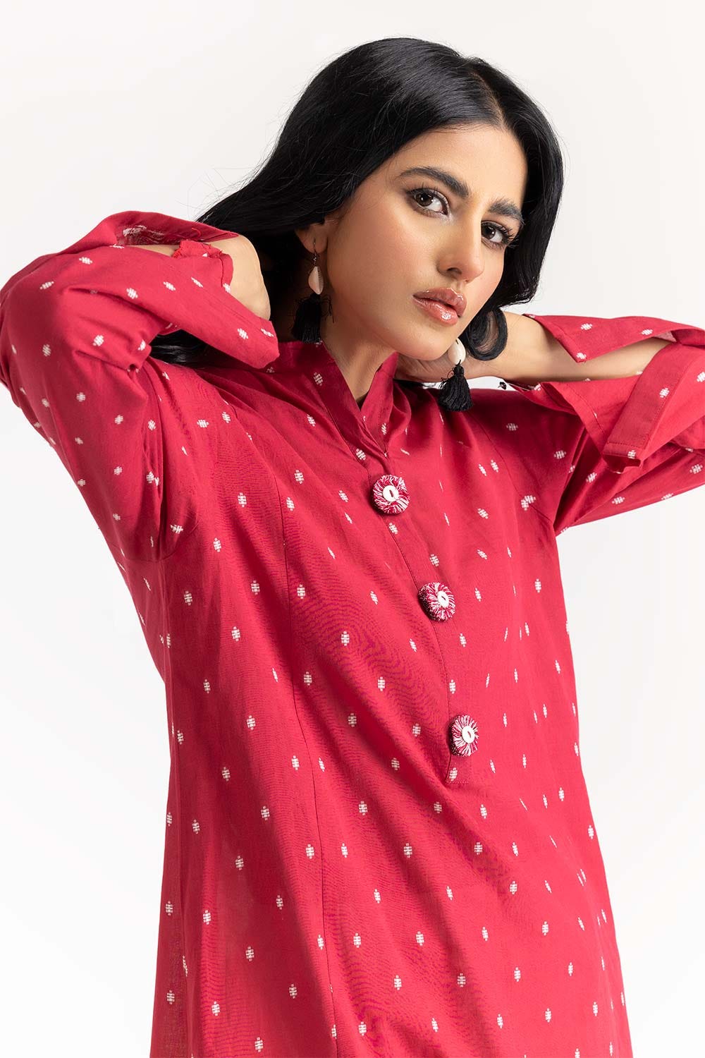 Dyed Jacquard Shirt