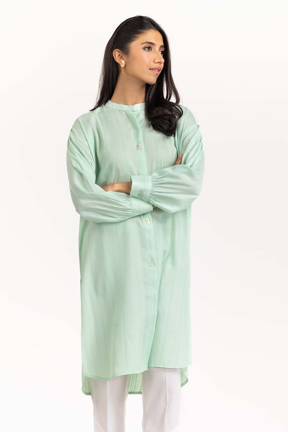 Dyed Jacquard Shirt