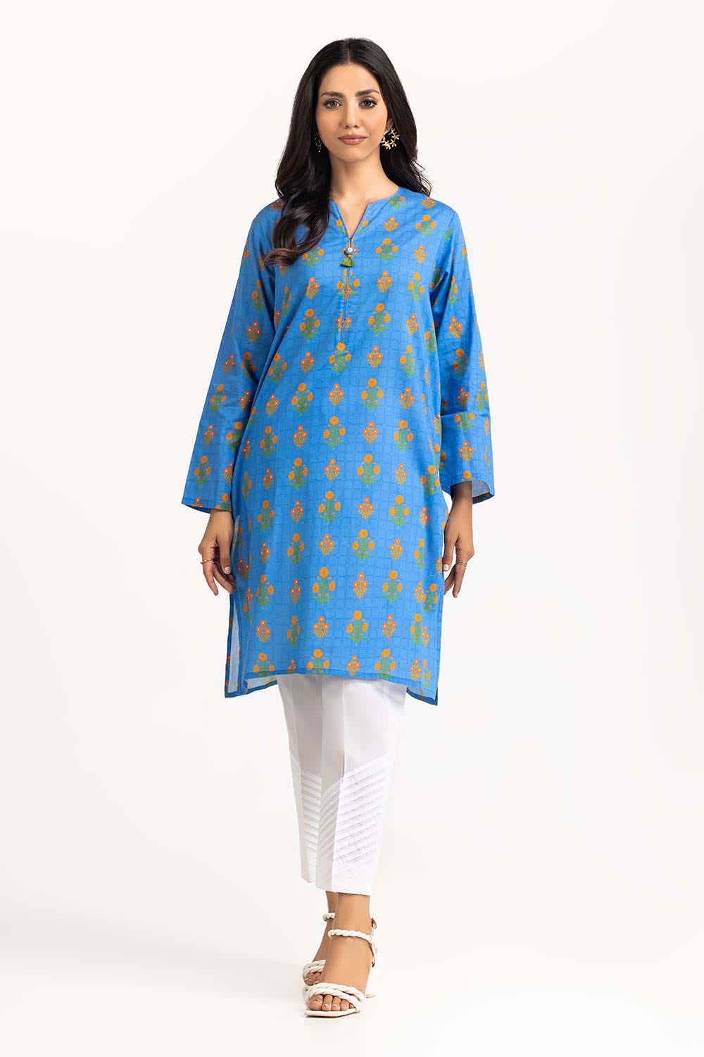 Digital Printed Cambric Shirt