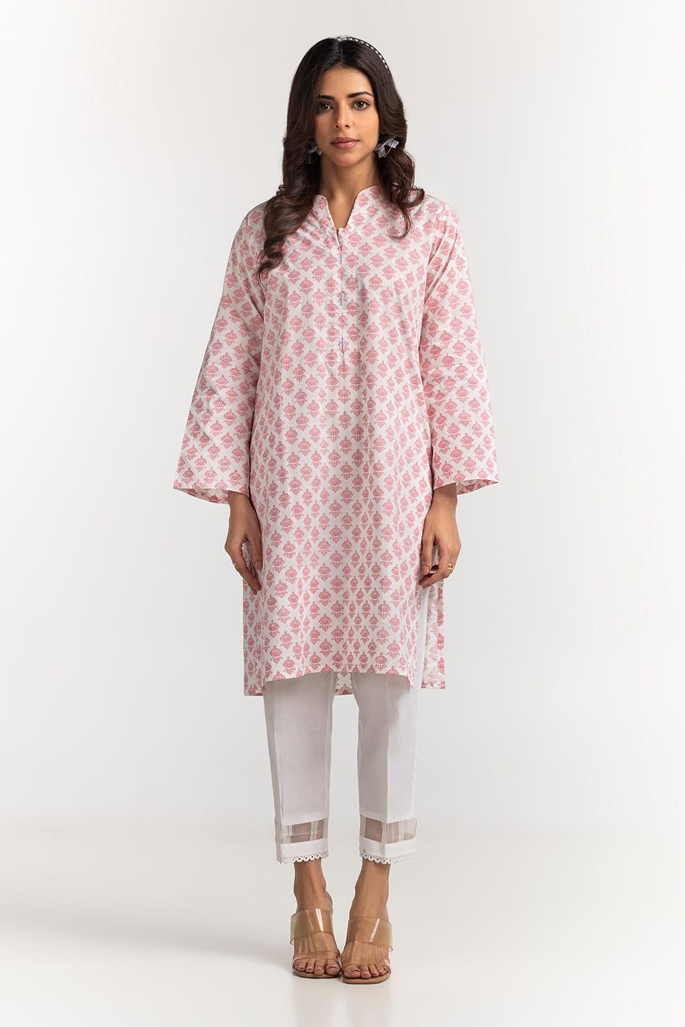 Cambric Block Printed Shirt GLS-24-134