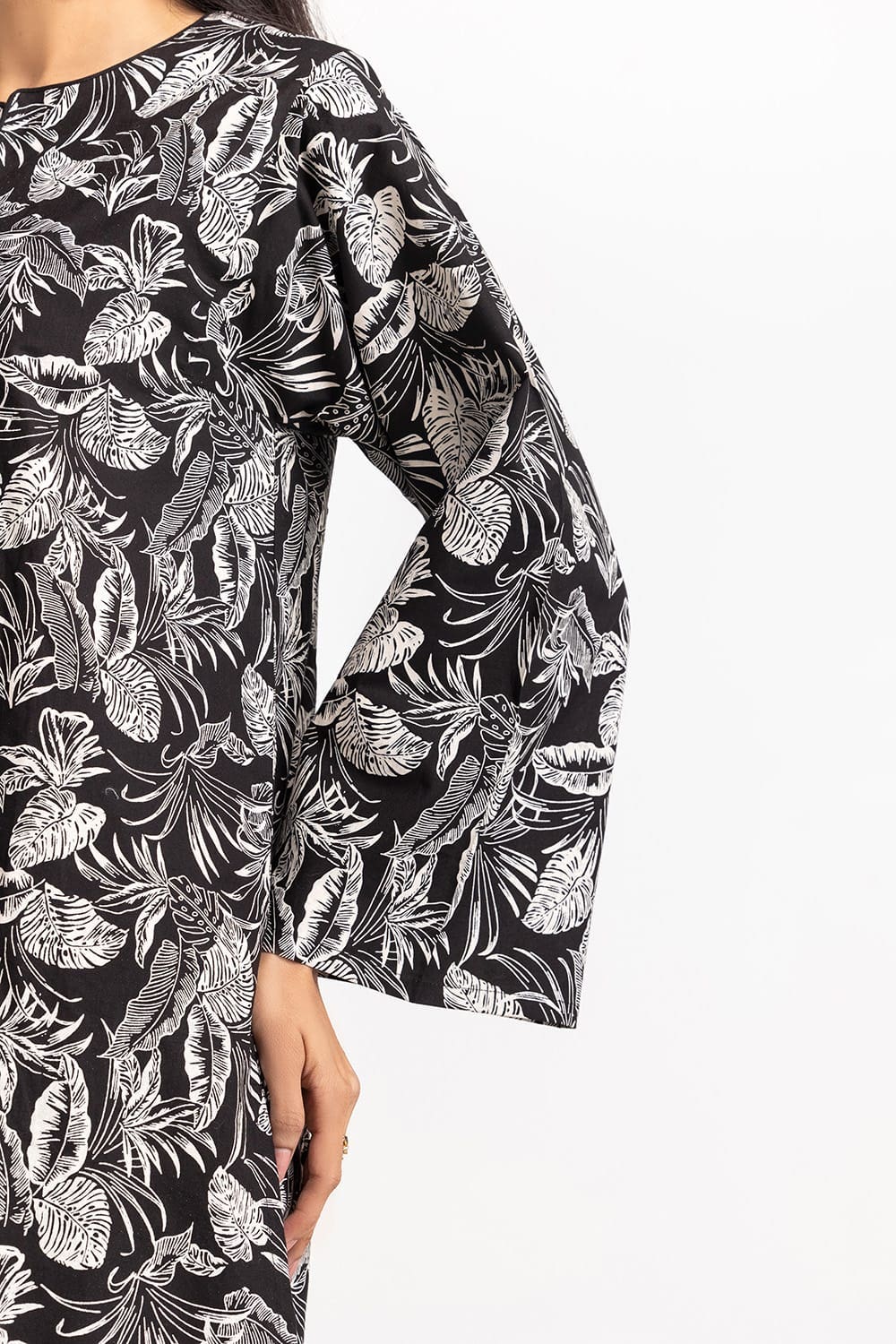 Cambric Block Printed Shirt