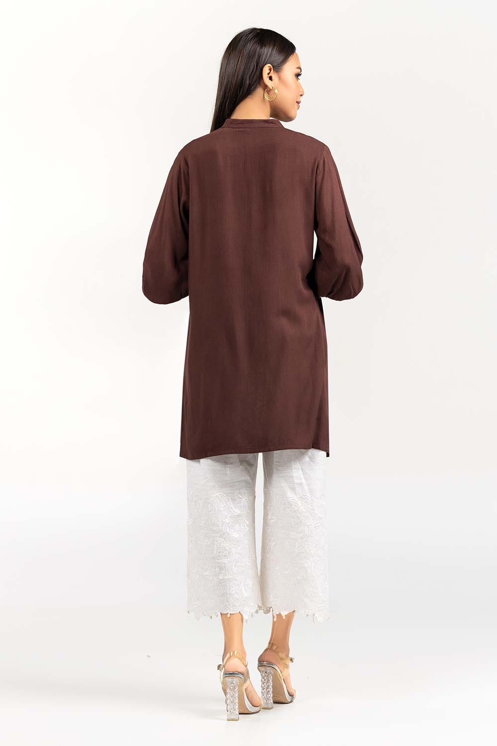 Embroidered Twill Viscose Shirt