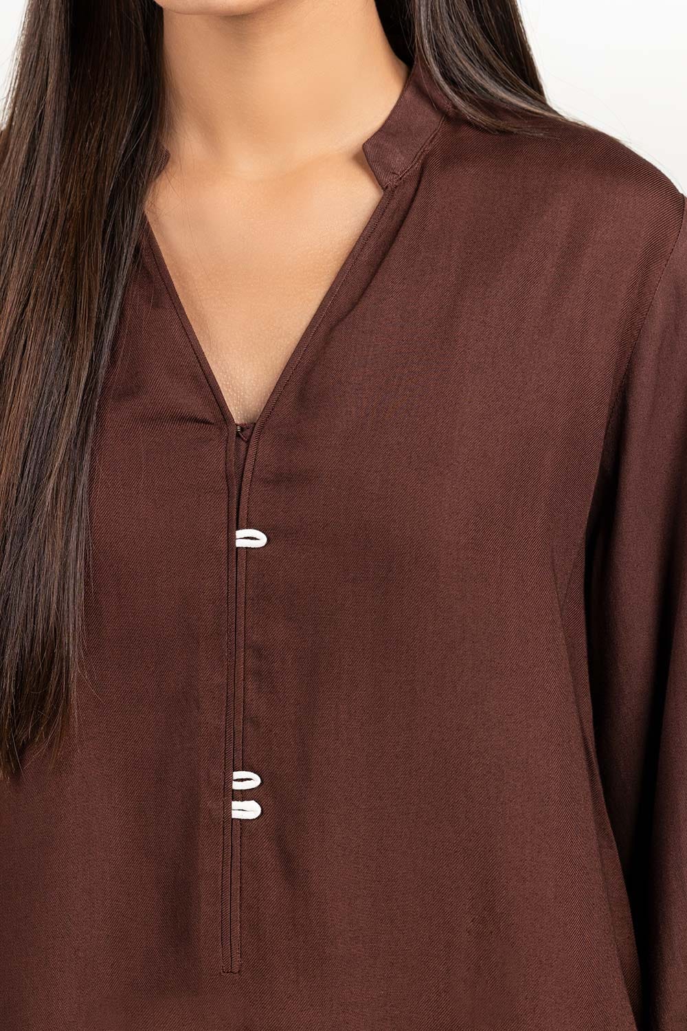 Embroidered Twill Viscose Shirt