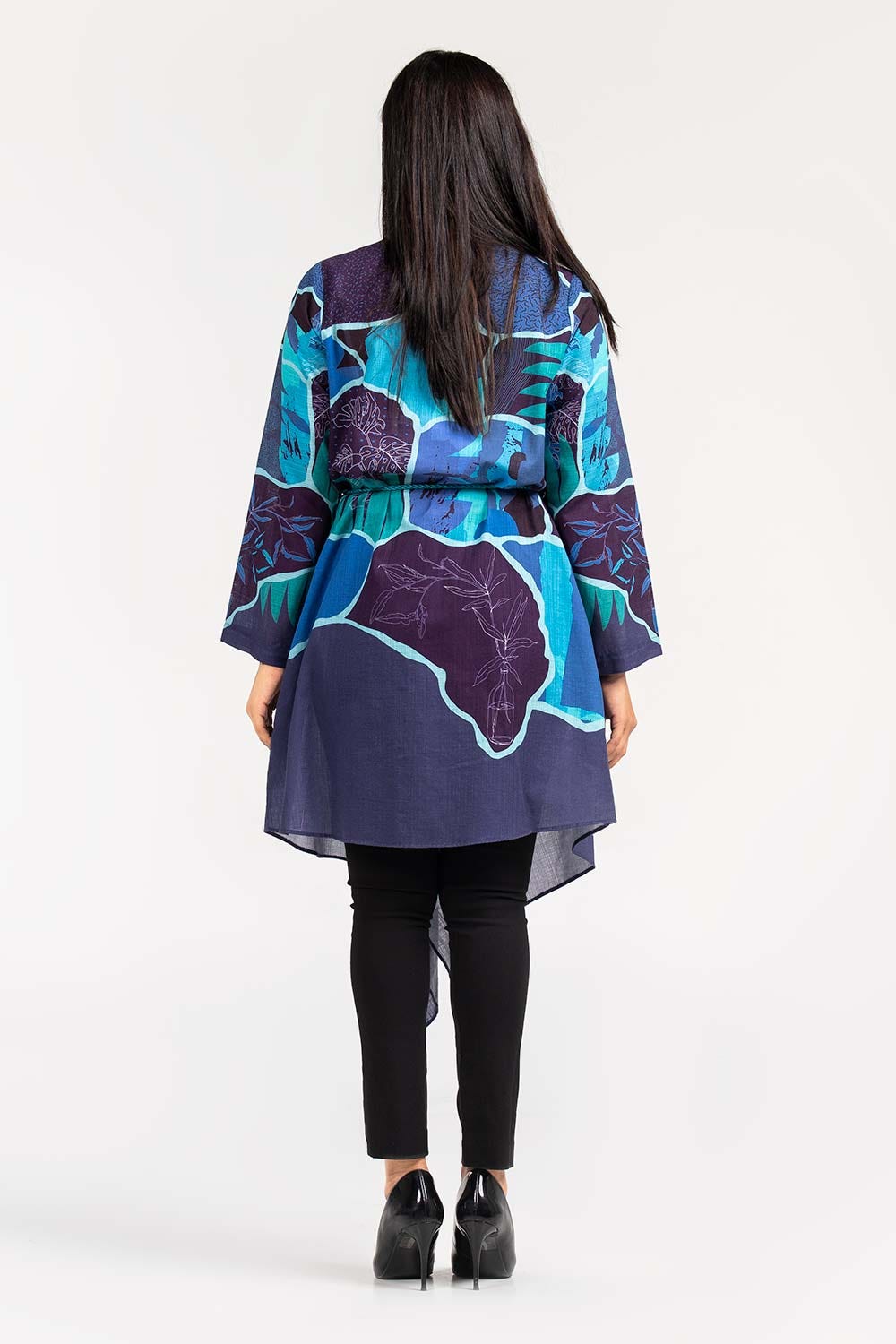 Printed Khaddar Jacket