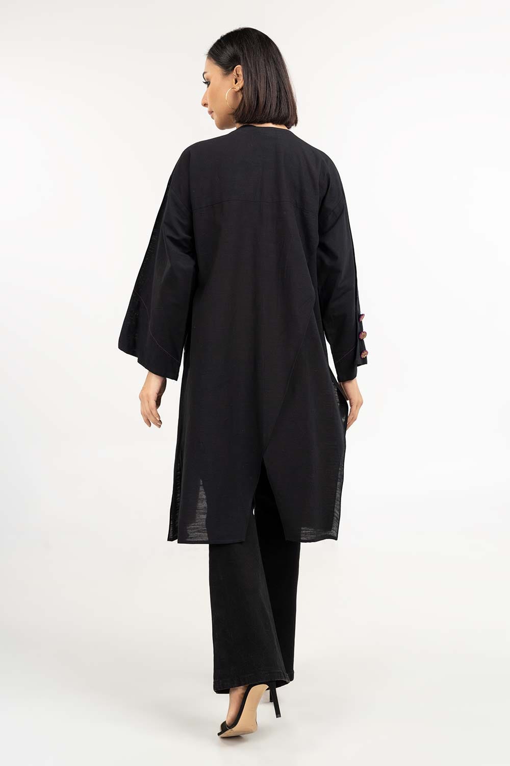 Embroidered Khaddar Shirt