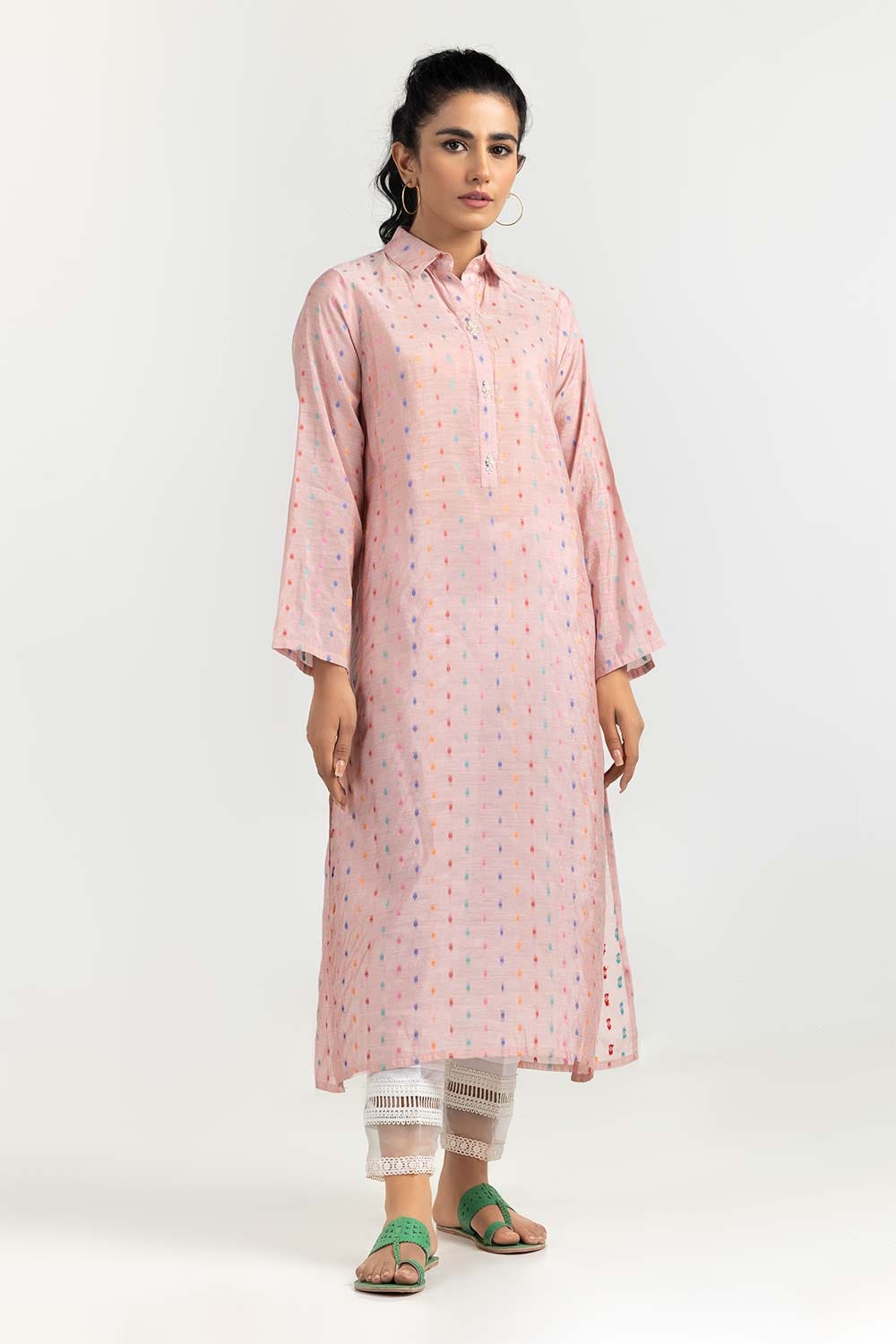 Paper Cotton Jacquard Shirt
