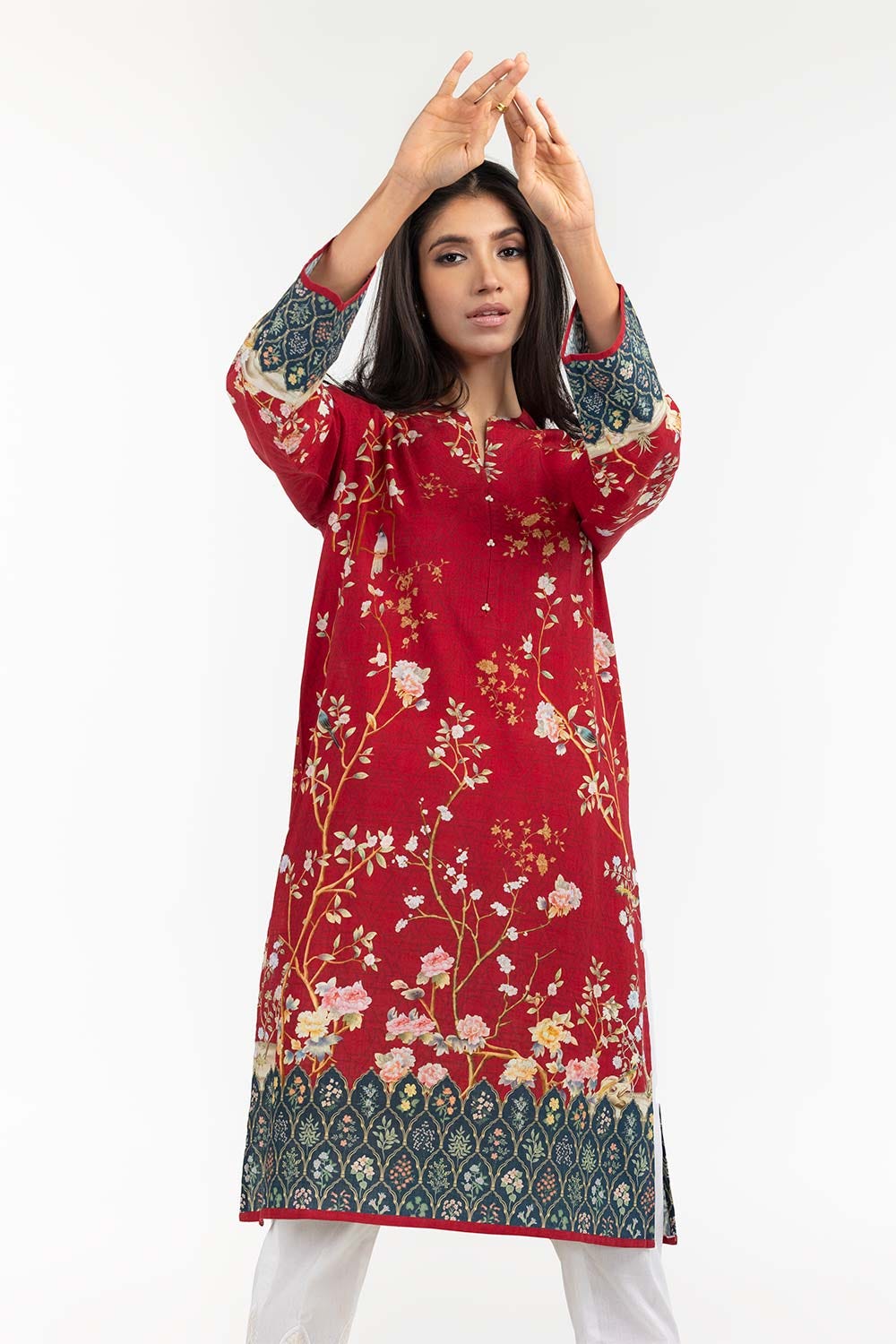 Digital Printed Khaddar Shirt