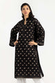 Dyed Khaddar Screen Printed Shirt