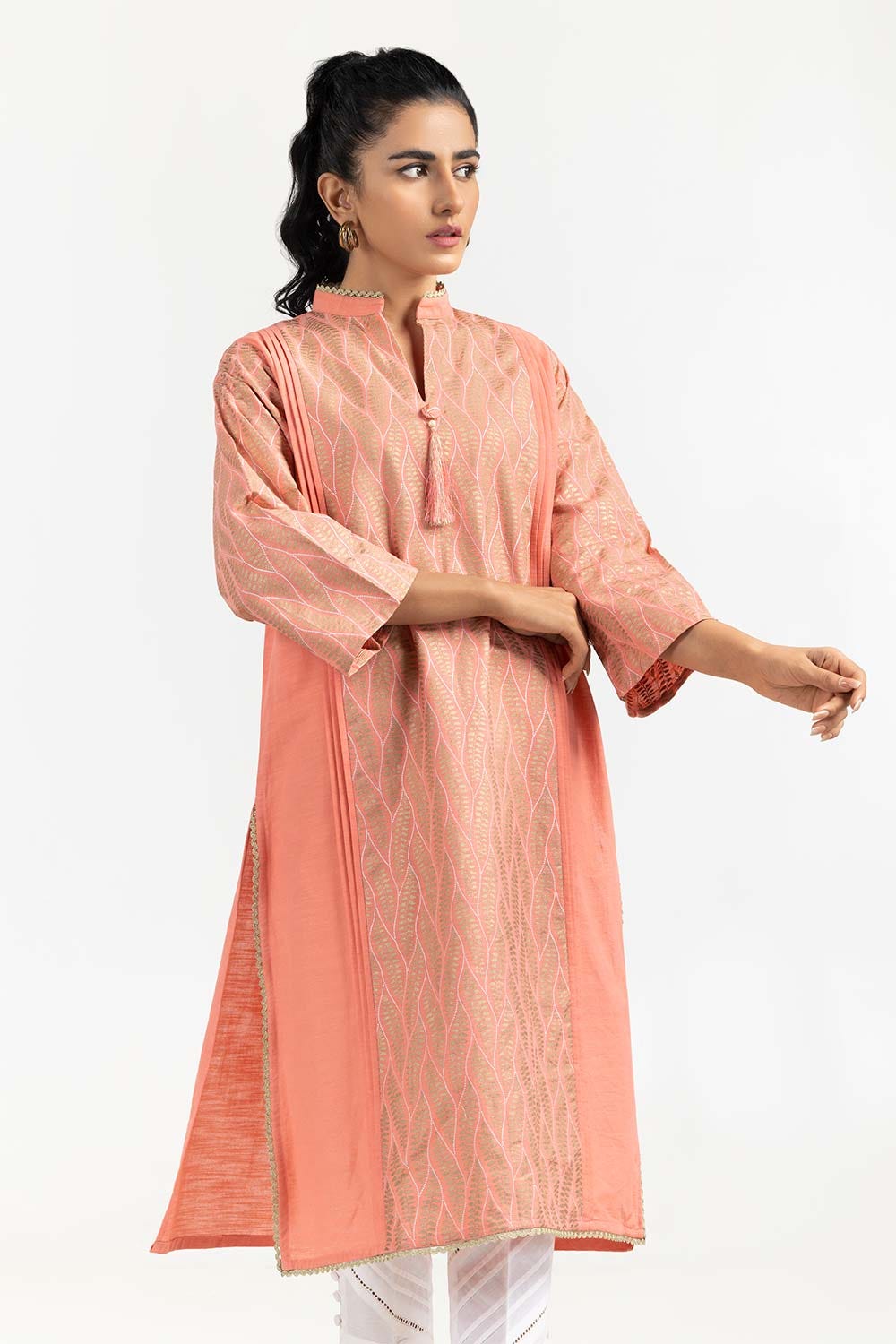Screen Printed Khaddar Shirt