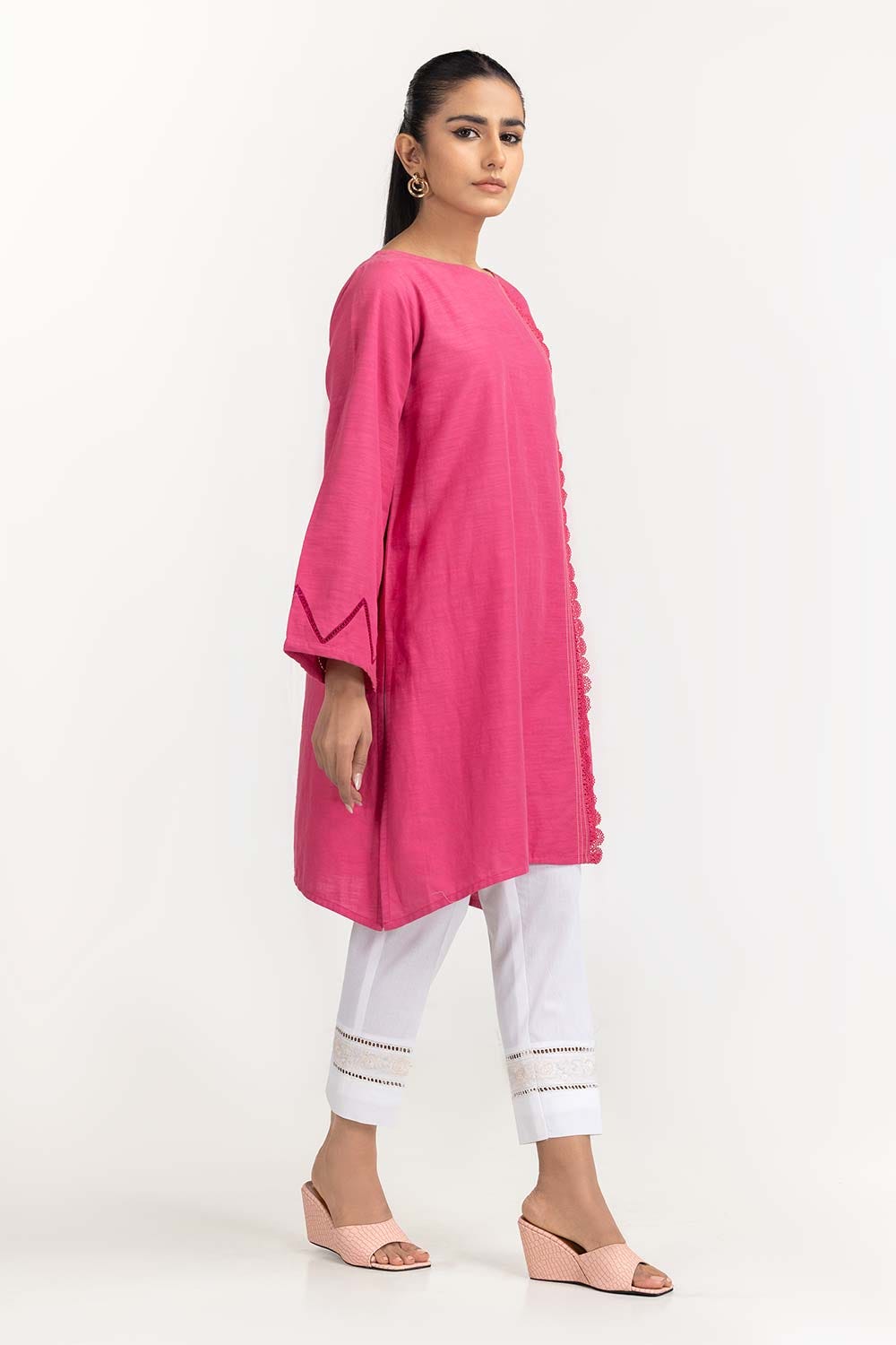 Embroidered Khaddar Shirt