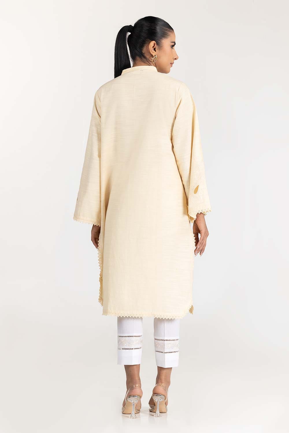 Embroidered Khaddar Shirt