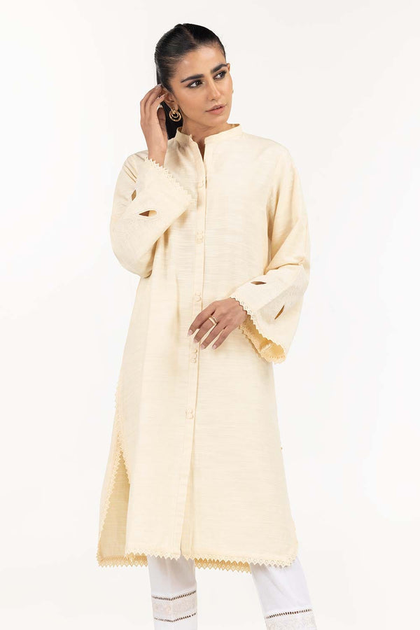 Embroidered Khaddar Shirt