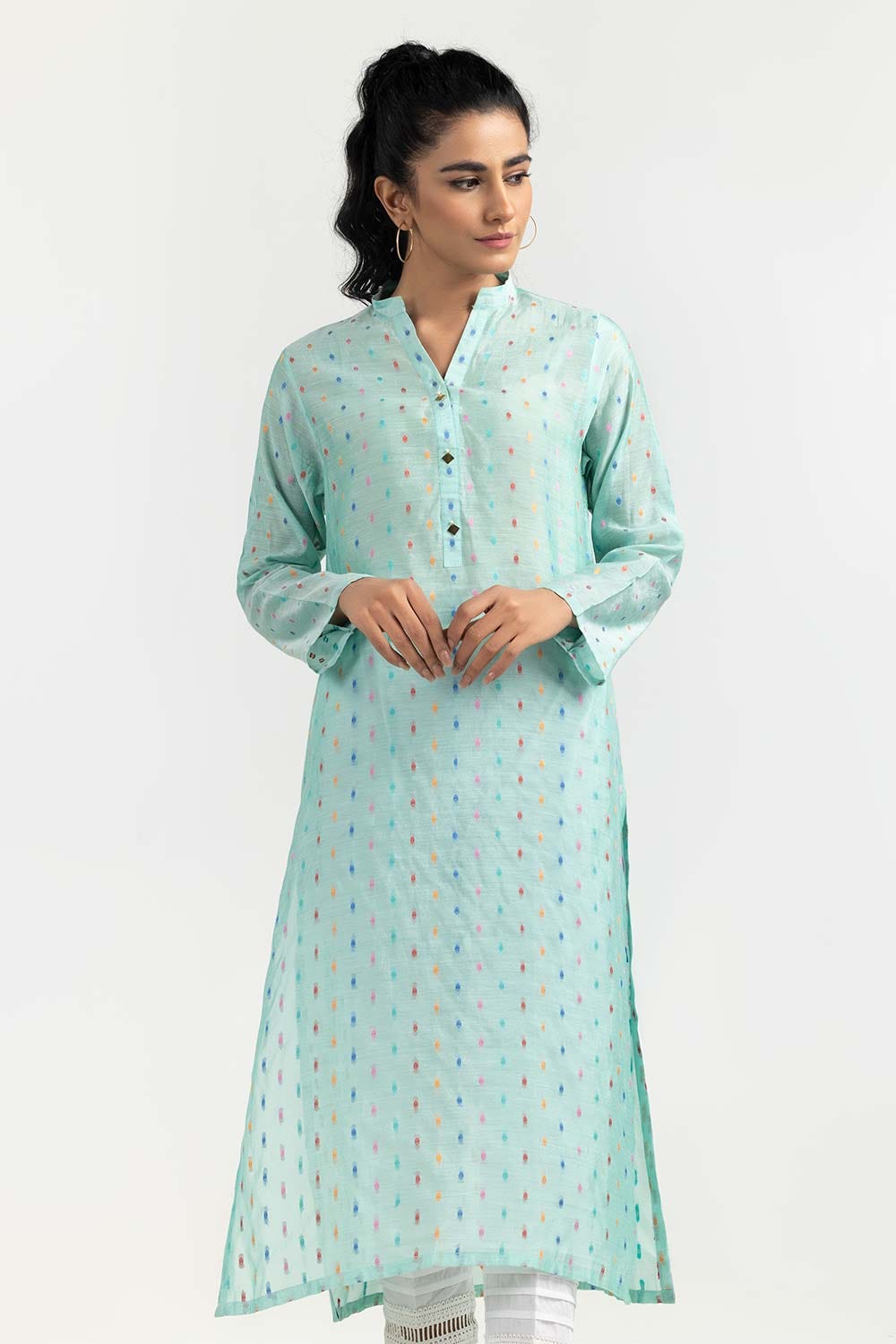 Paper Cotton Jacquard Shirt