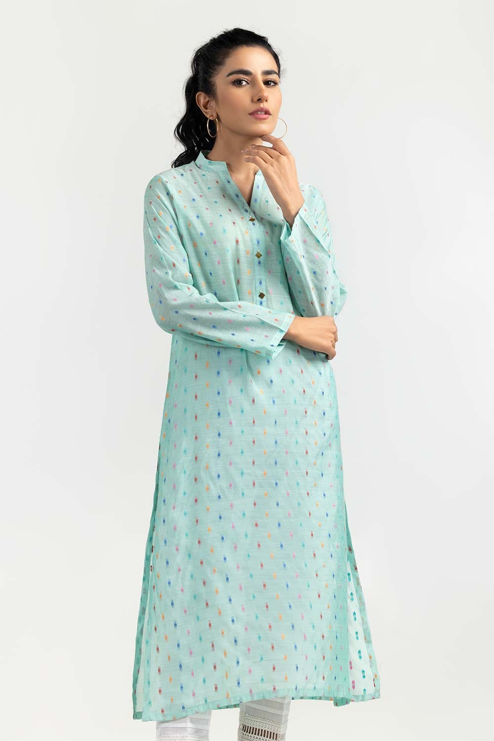 Paper Cotton Jacquard Shirt