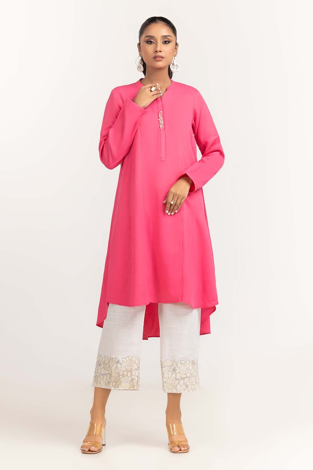 Dyed Georgette Shirt