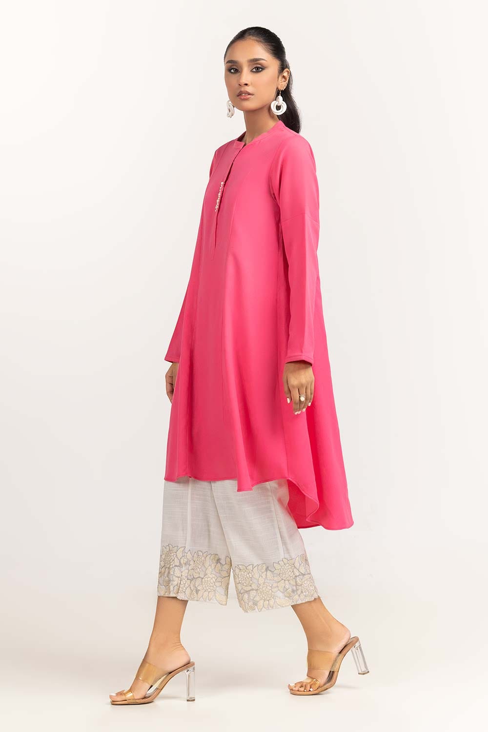 Dyed Georgette Shirt