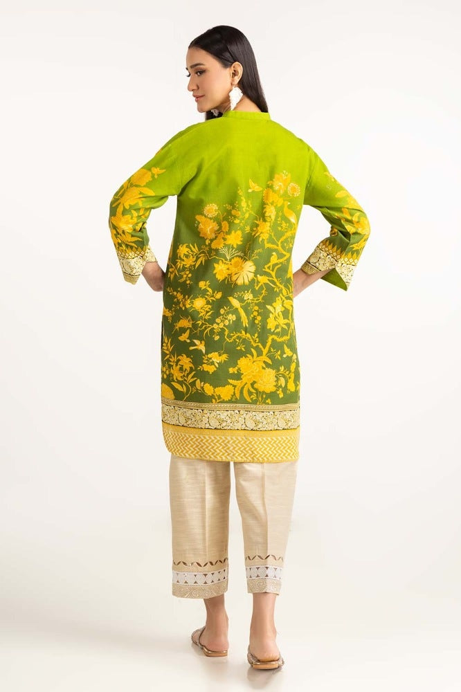 Digital Print Khaddar Shirt