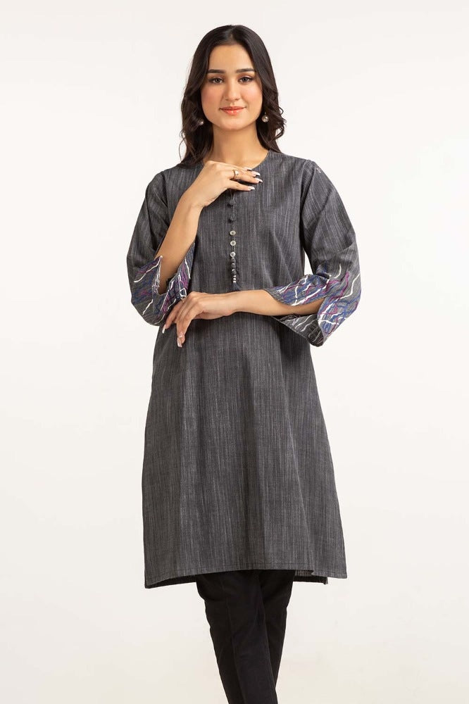 3 Piece Embroidered Organza Suit
