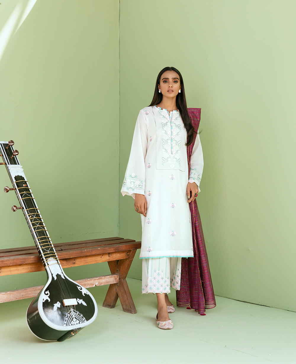 Embellished Silk Trousers  (As Shown)