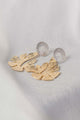 Gold Leaf Earrings