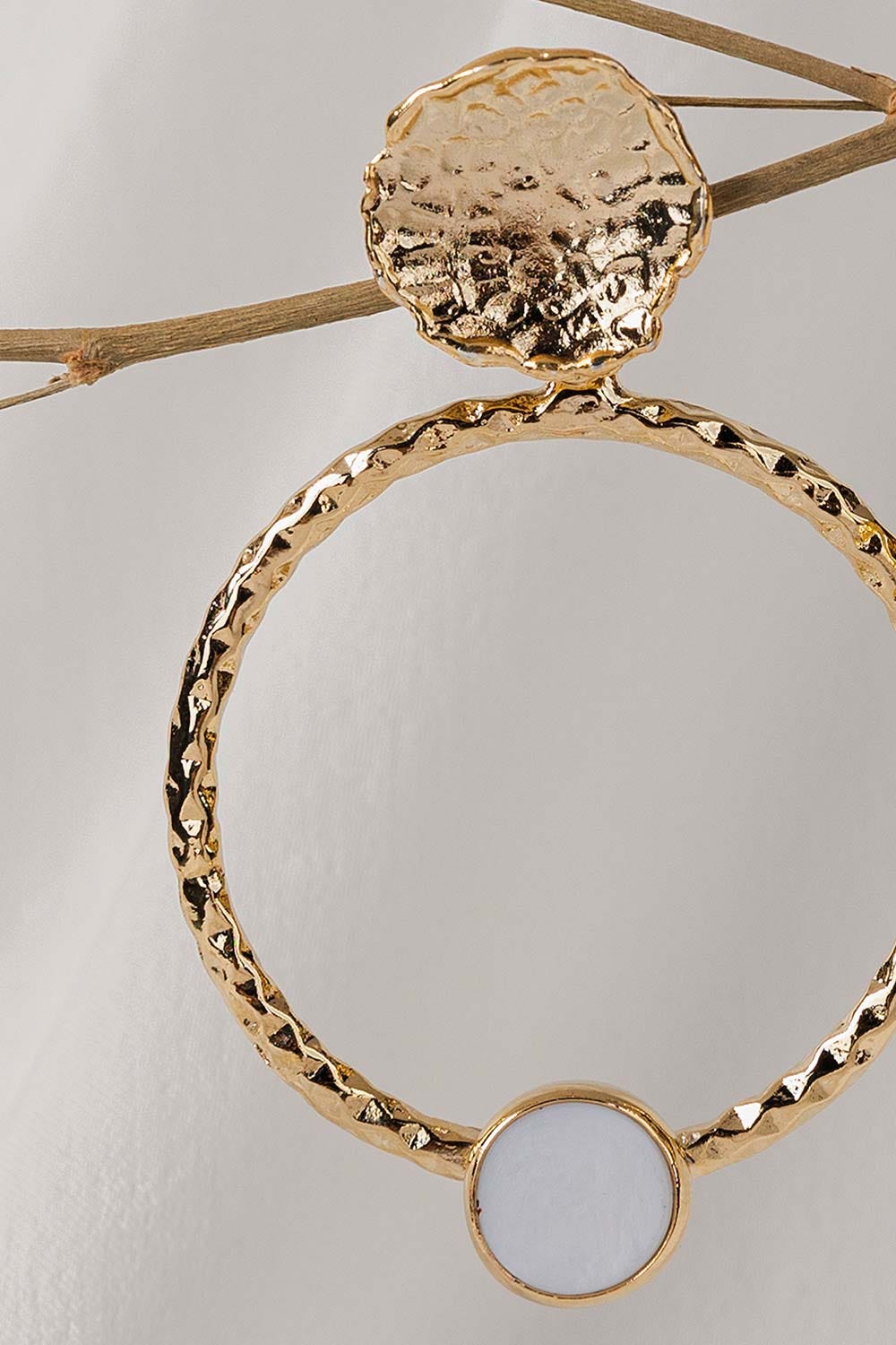 Gold Sun Earrings