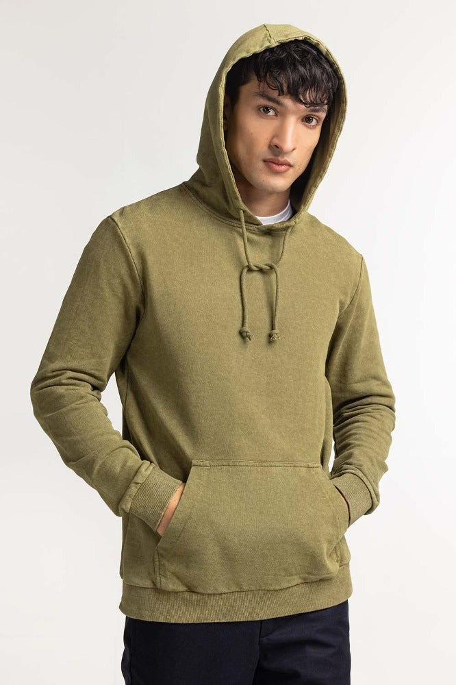 Green Pullover Hoodie