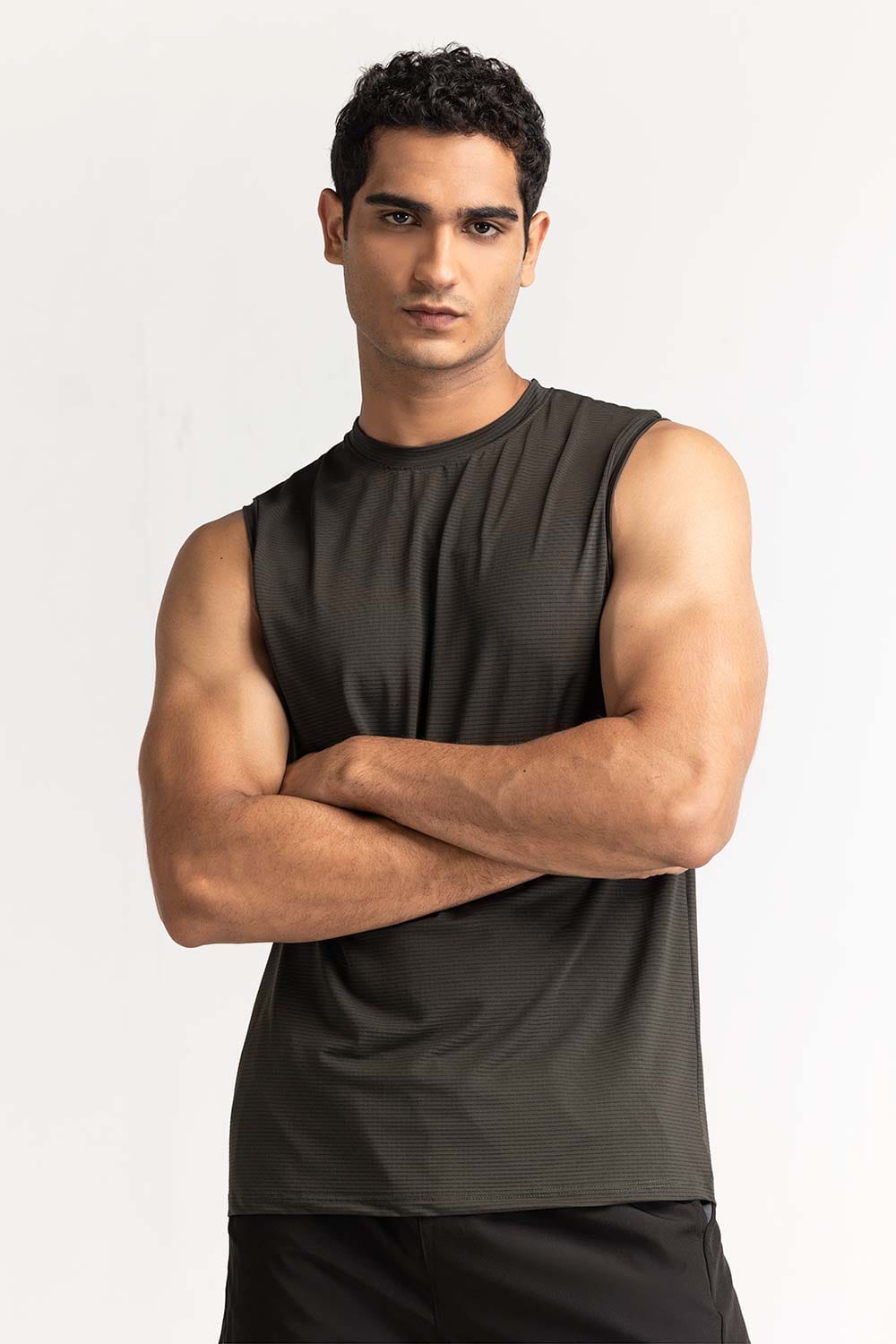 Green Textured Tee