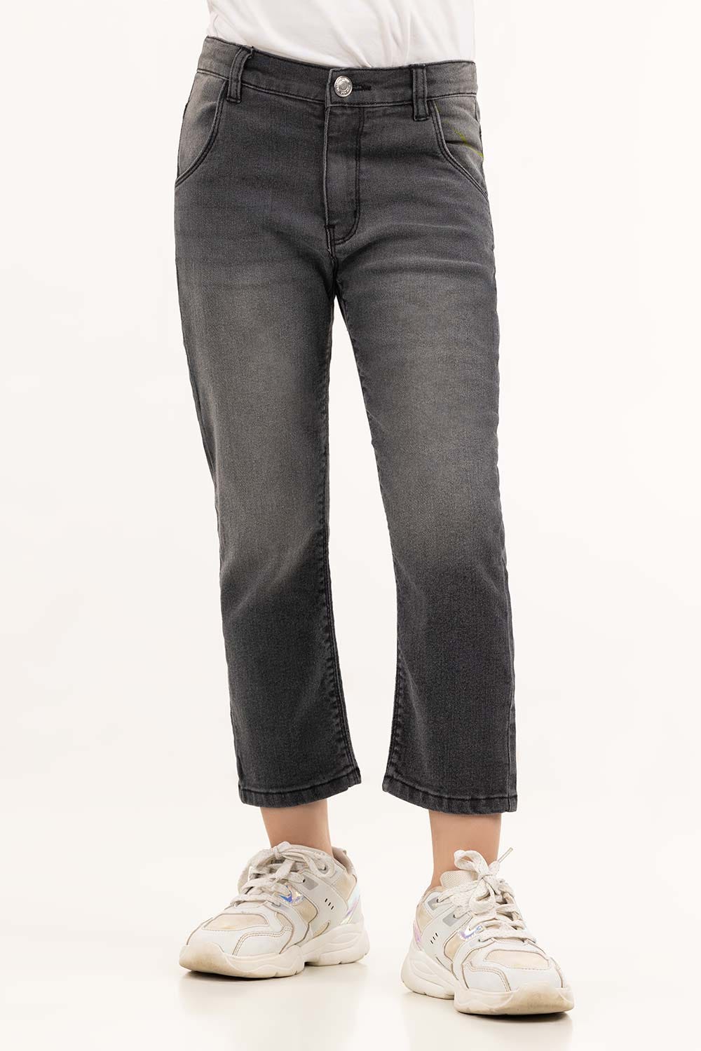 Junior Girl Grey Denim Jeans