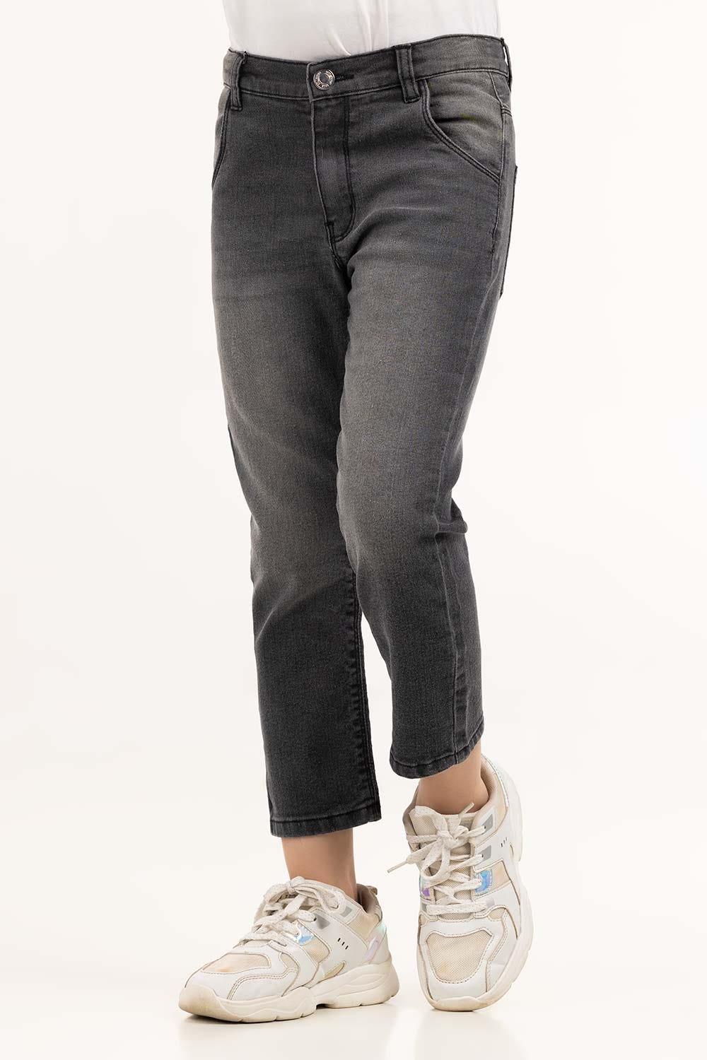 Junior Girl Grey Denim Jeans
