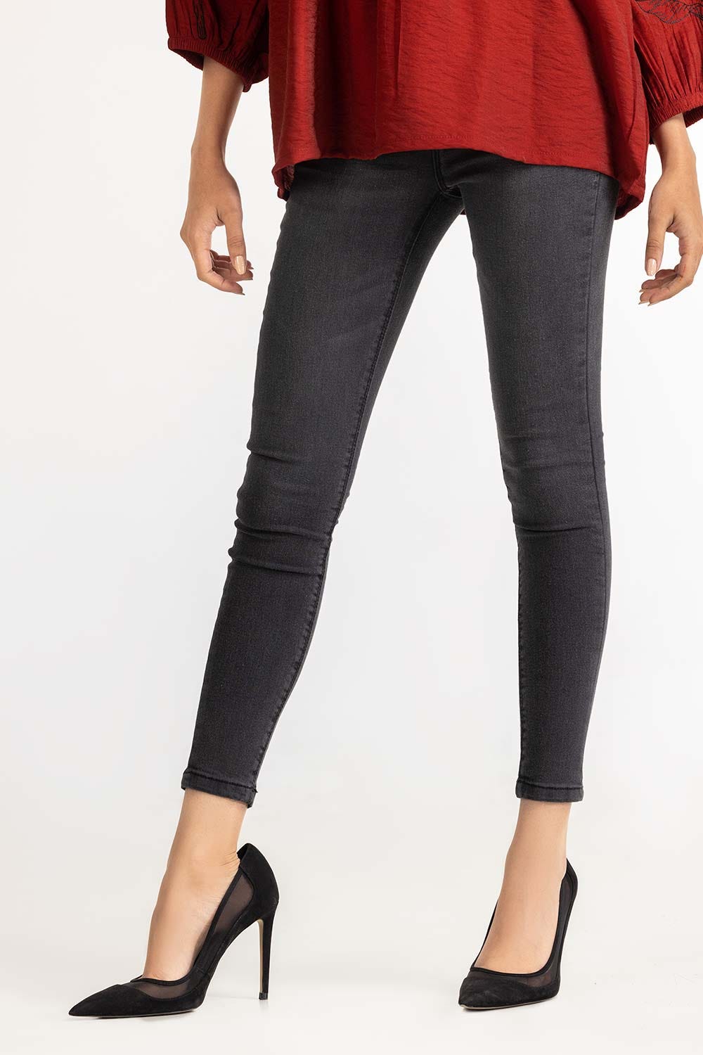 Grey Denim Jeans