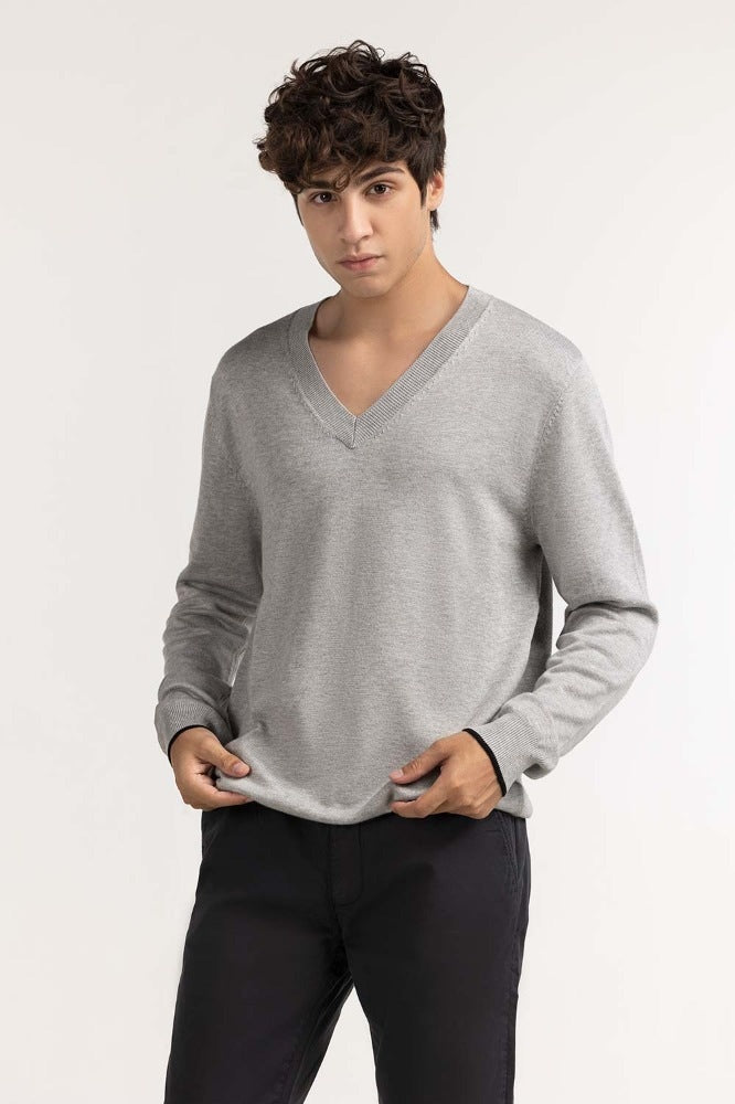 Grey Fashion Sweater