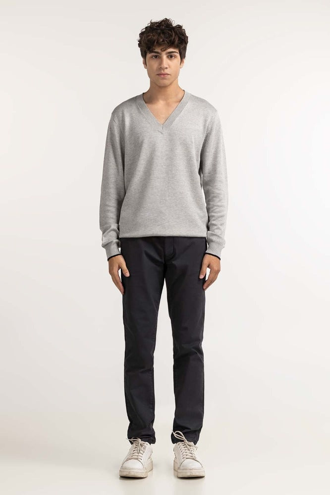 Grey Fashion Sweater