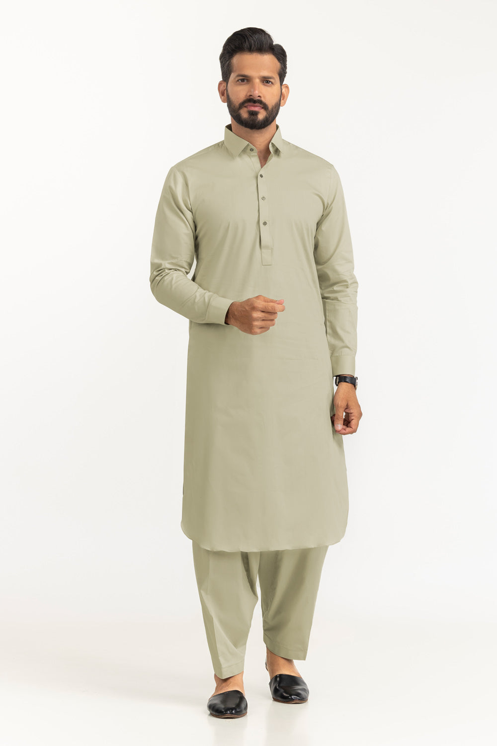 Gul Panther Unstitched Fabric Blended-Lf