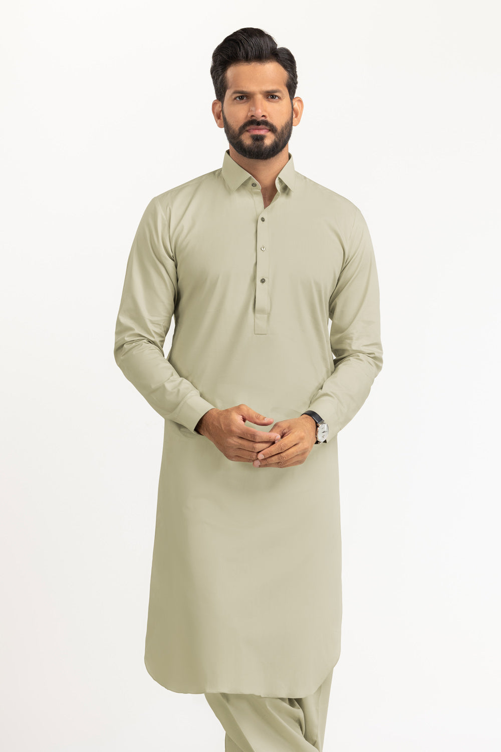 Gul Panther Unstitched Fabric Blended-Lf
