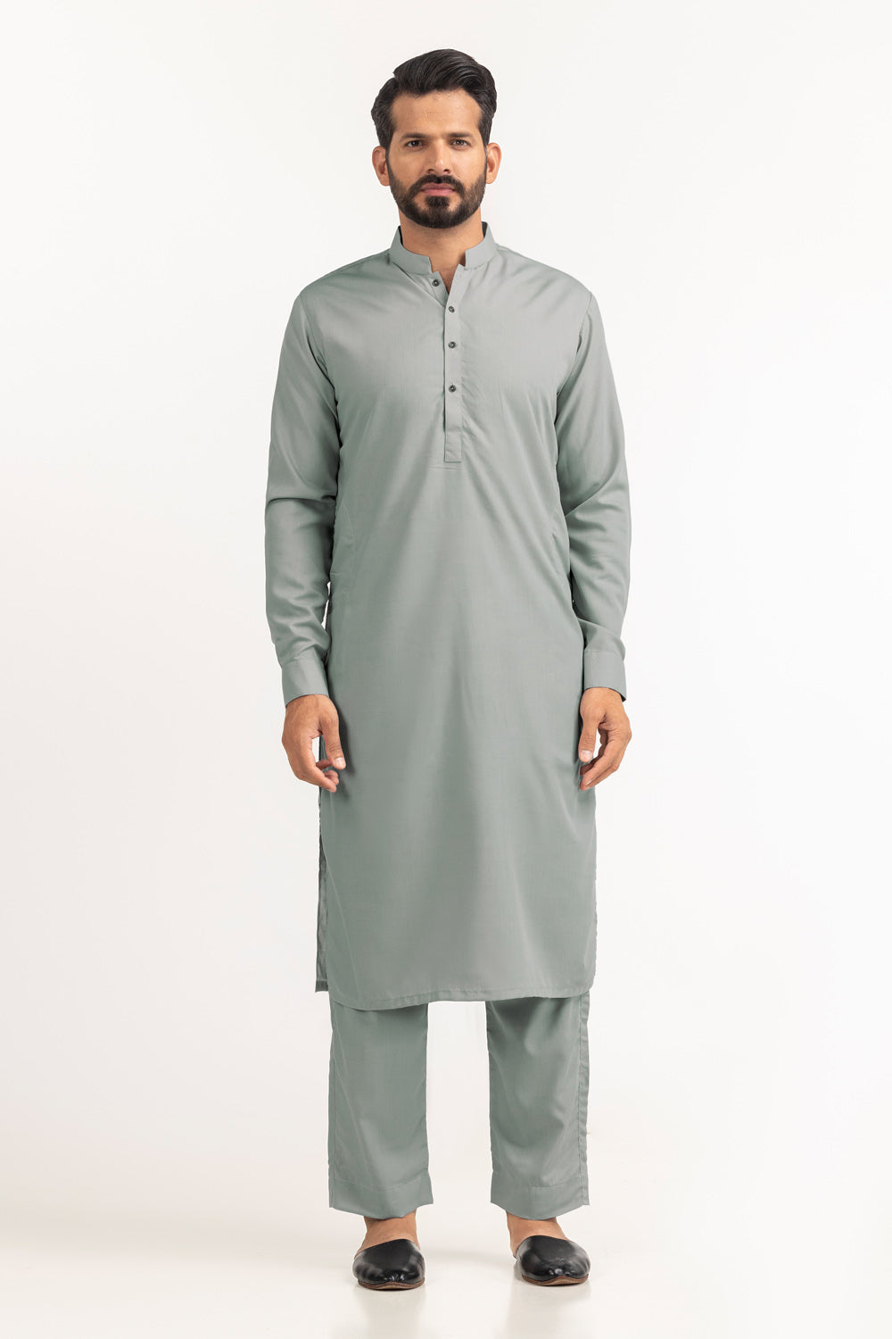Gul Panther Unstitched Fabric Blended-Lf