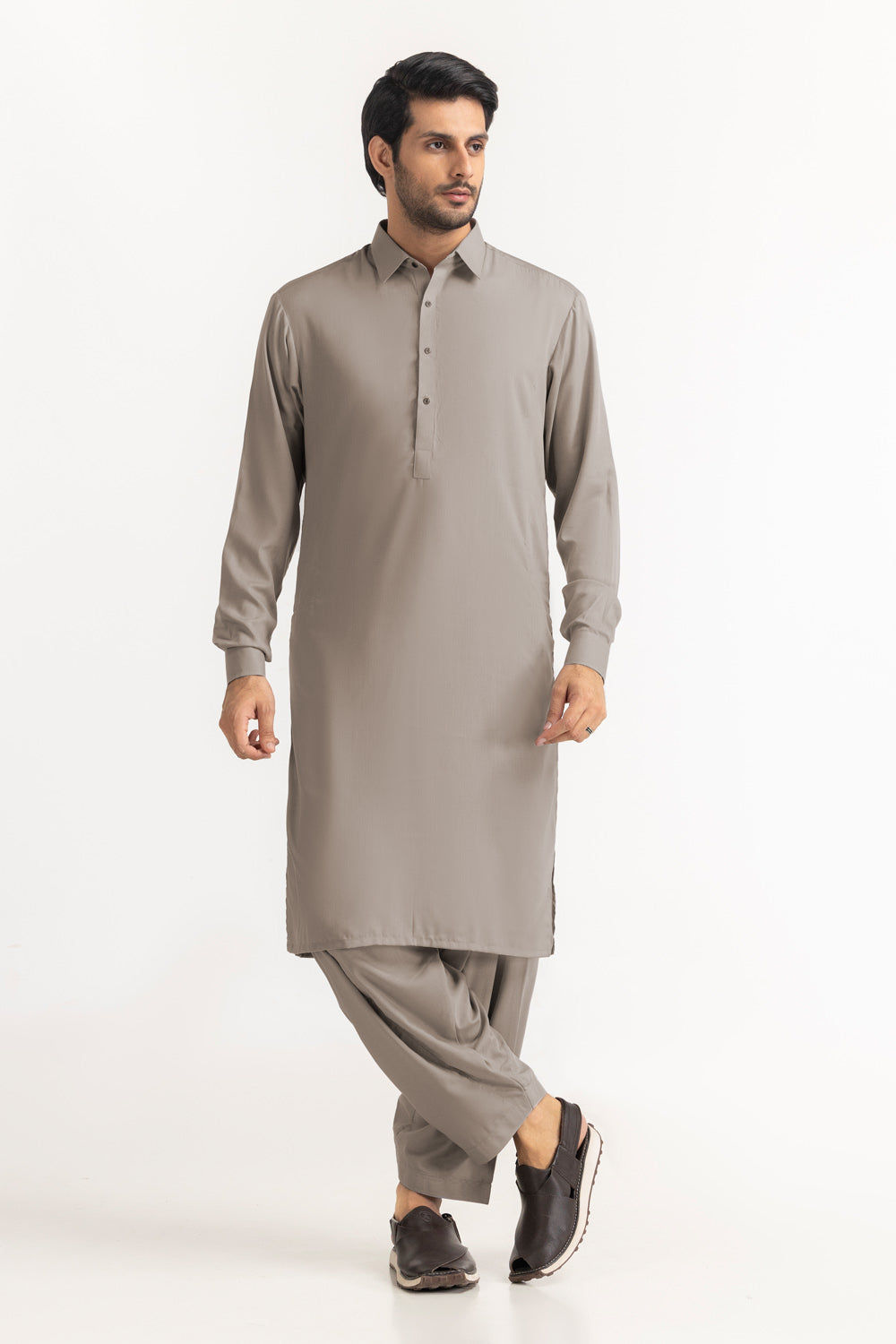 Gul Panther Unstitched Fabric Blended-Lf