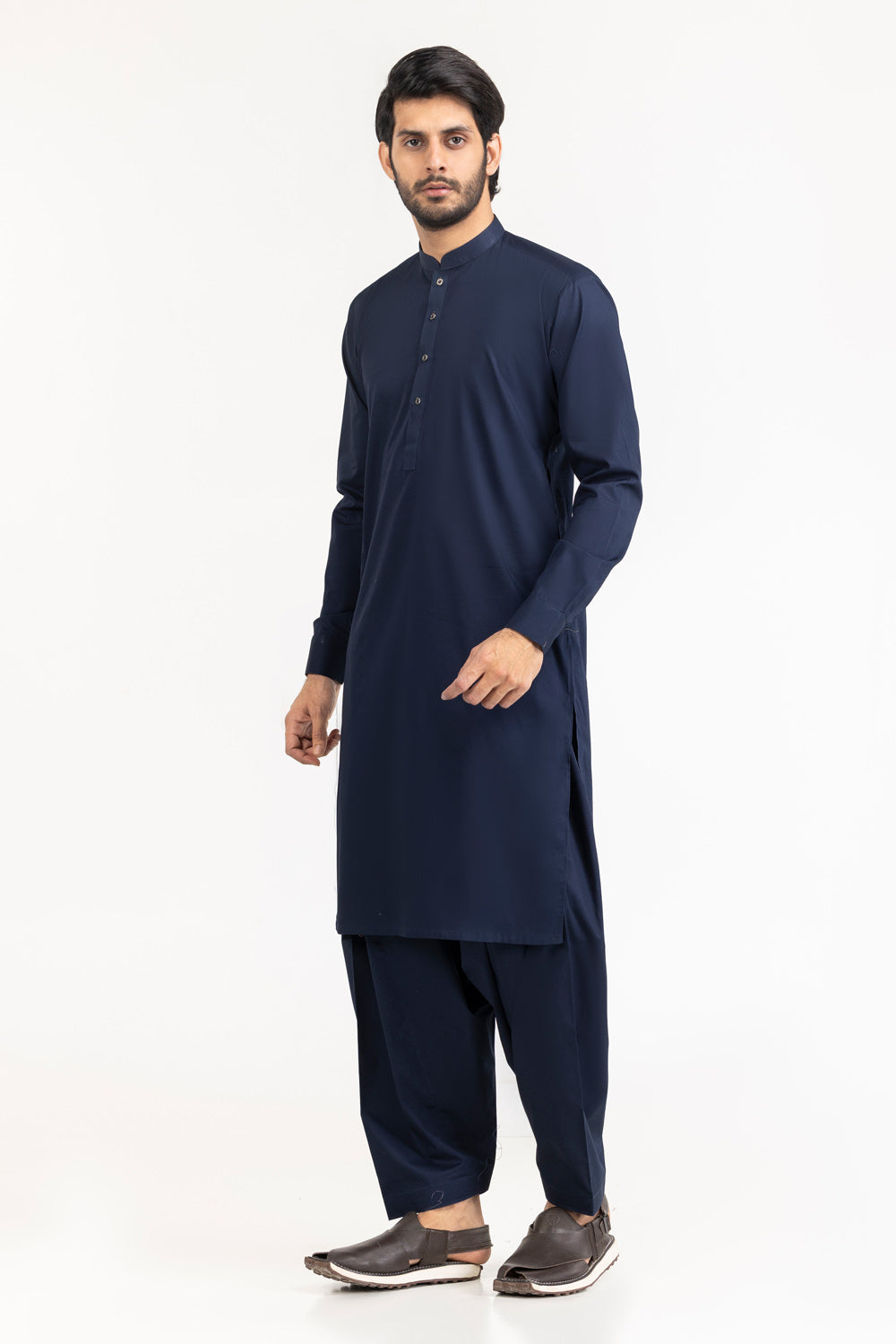 Gul Panther Unstitched Fabric Blended-Lf