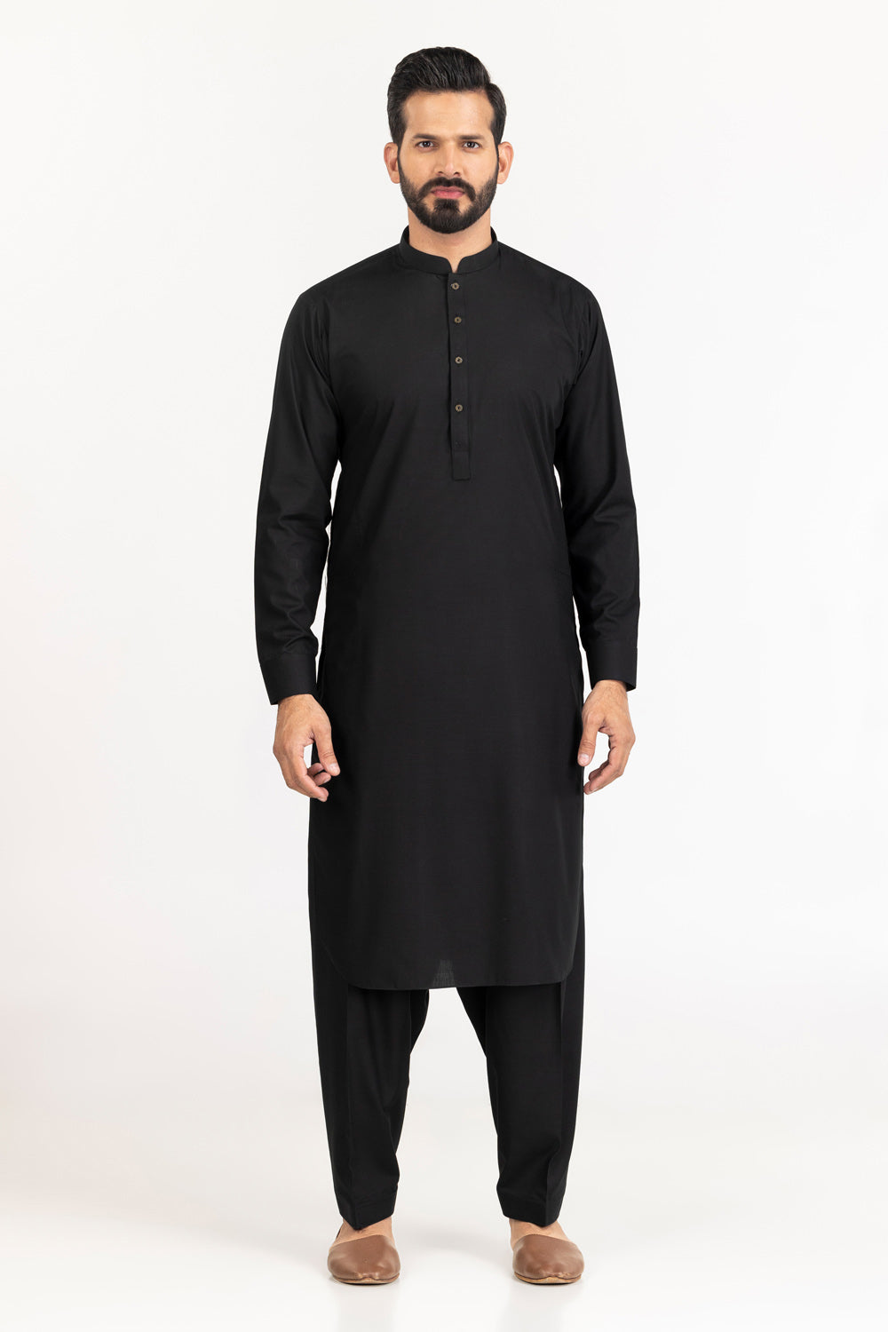 Gul Panther Unstitched Fabric Blended-Lf