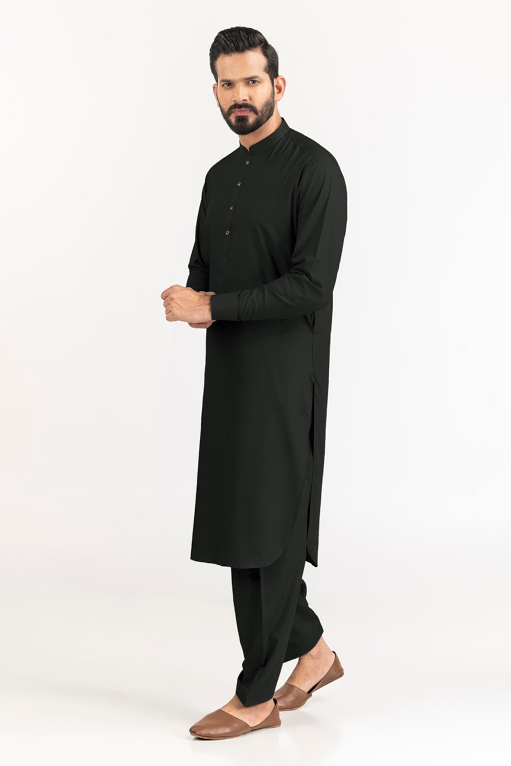 Gul Panther Unstitched Fabric Blended-Lf