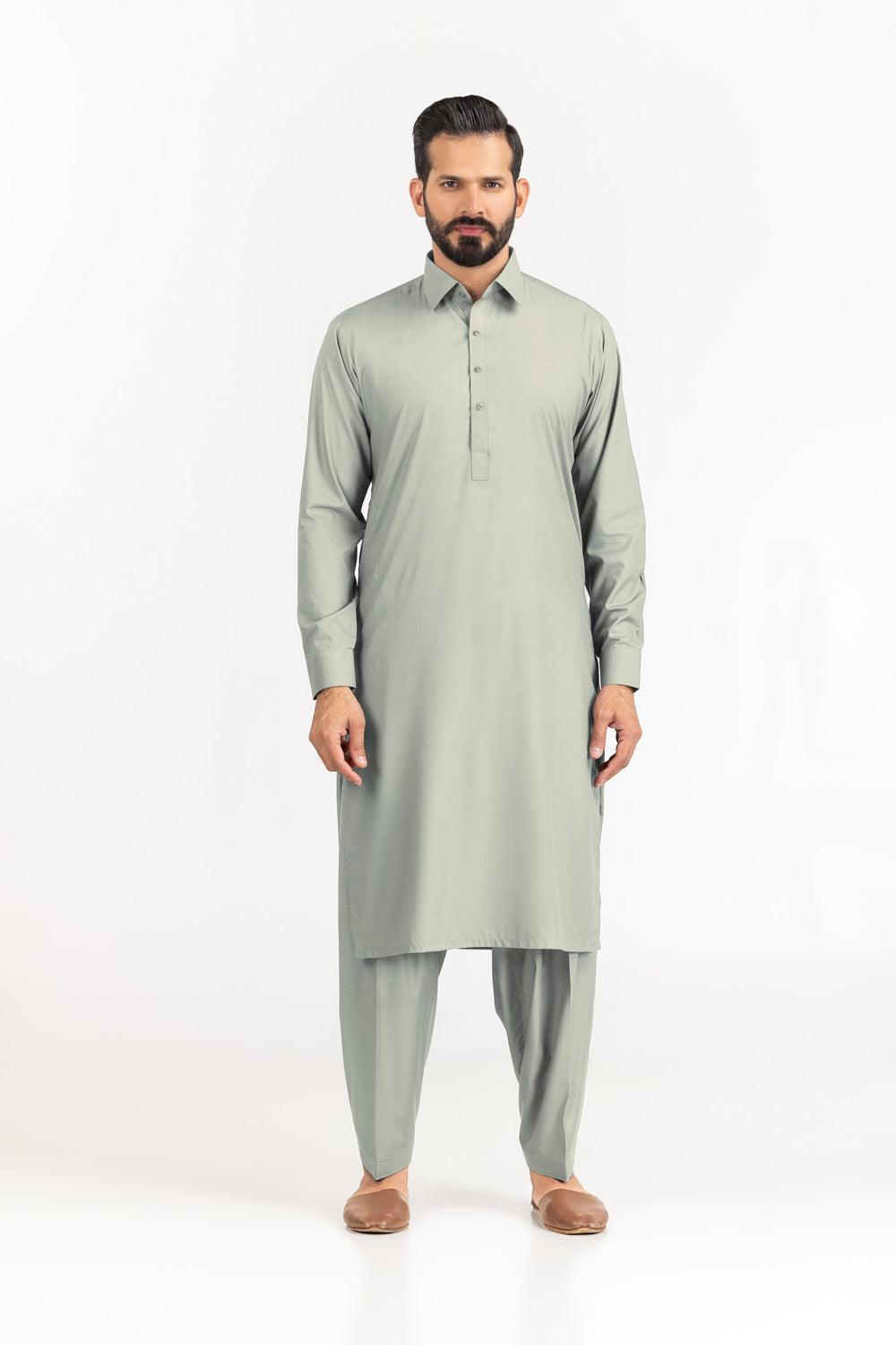 Gul Panther Unstitched Fabric Blended-Lf