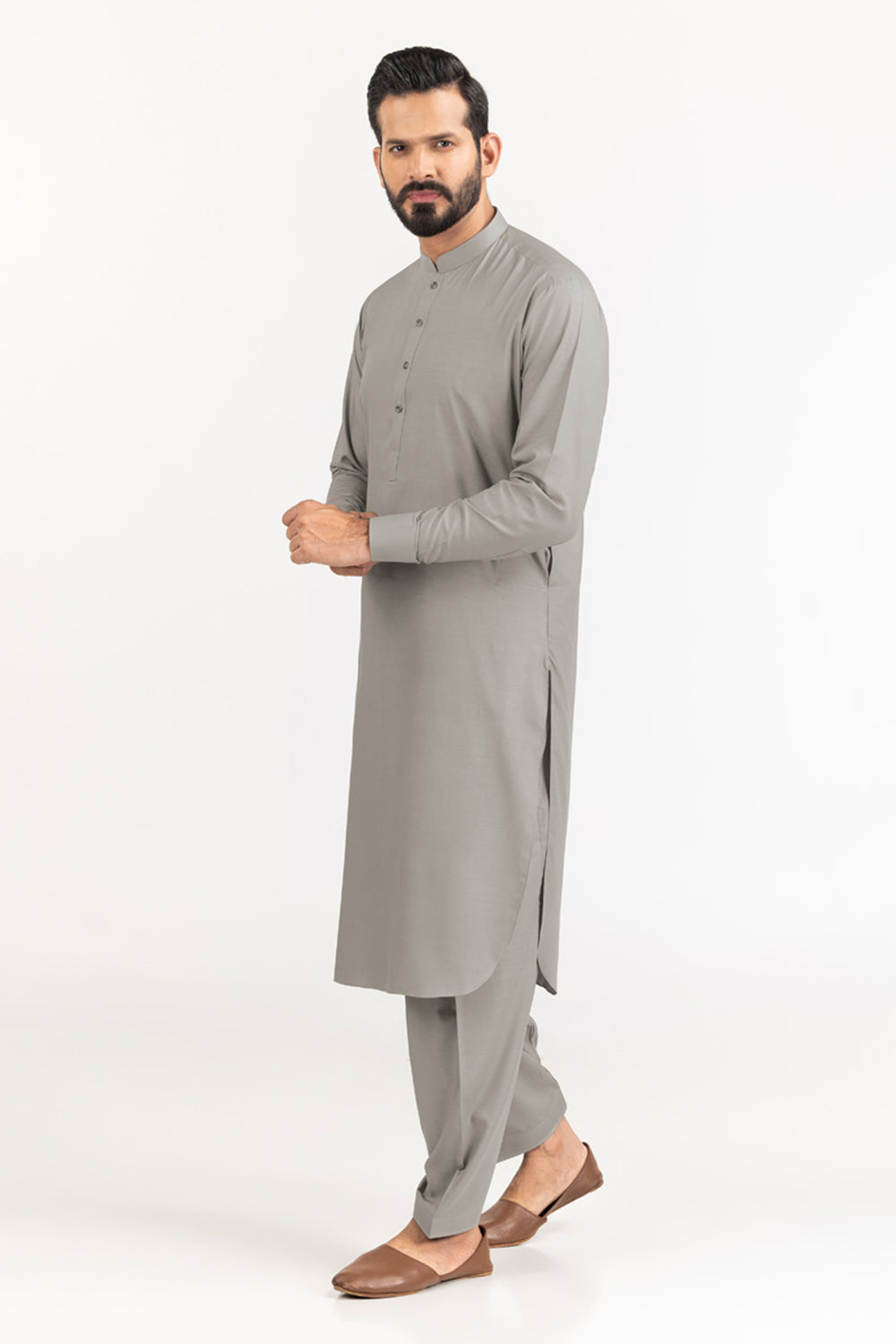 Gul Panther Unstitched Fabric Blended-Lf