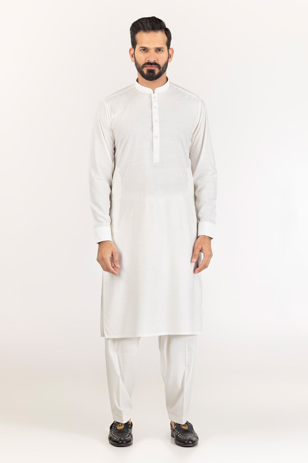Gul Panther Unstitched Fabric Blended-Lf