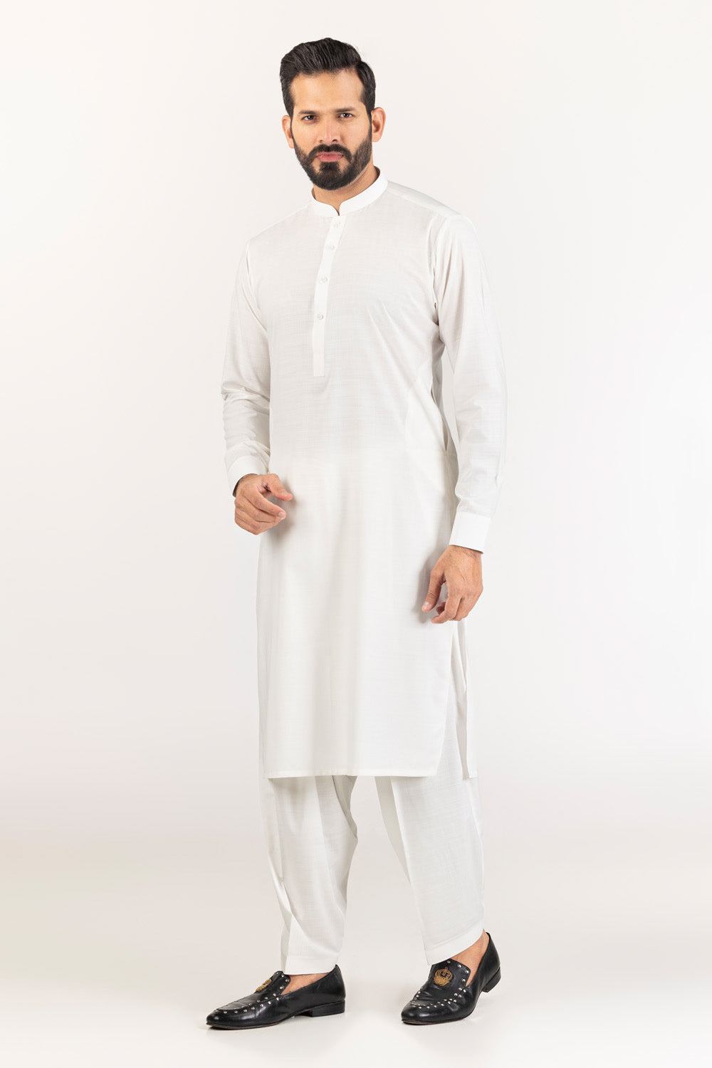 Gul Panther Unstitched Fabric Blended-Lf