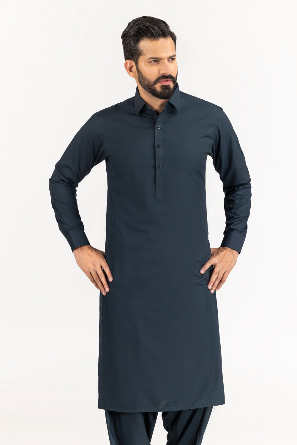 Gul Panther Unstitched Fabric Blended-Lf