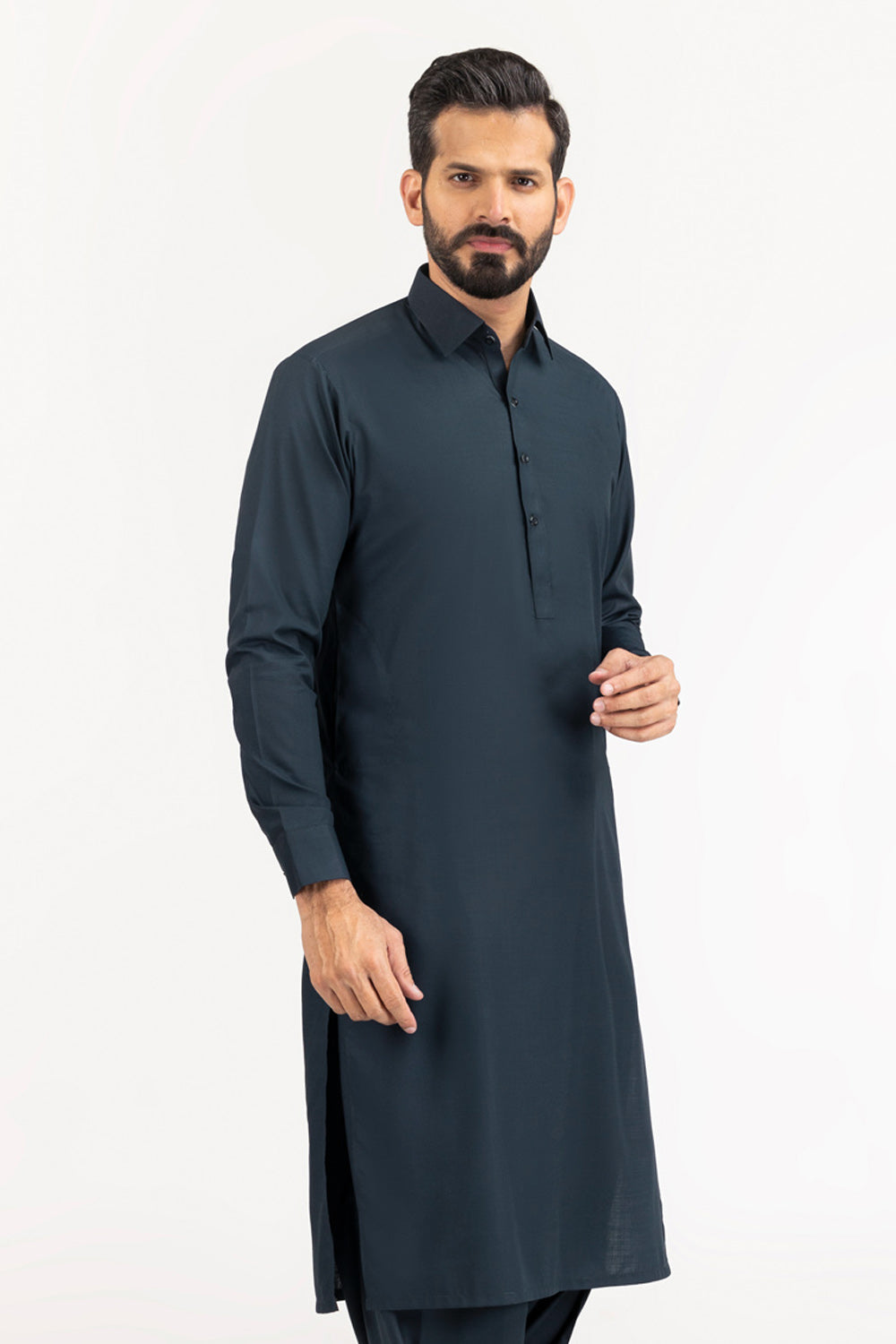 Gul Panther Unstitched Fabric Blended-Lf