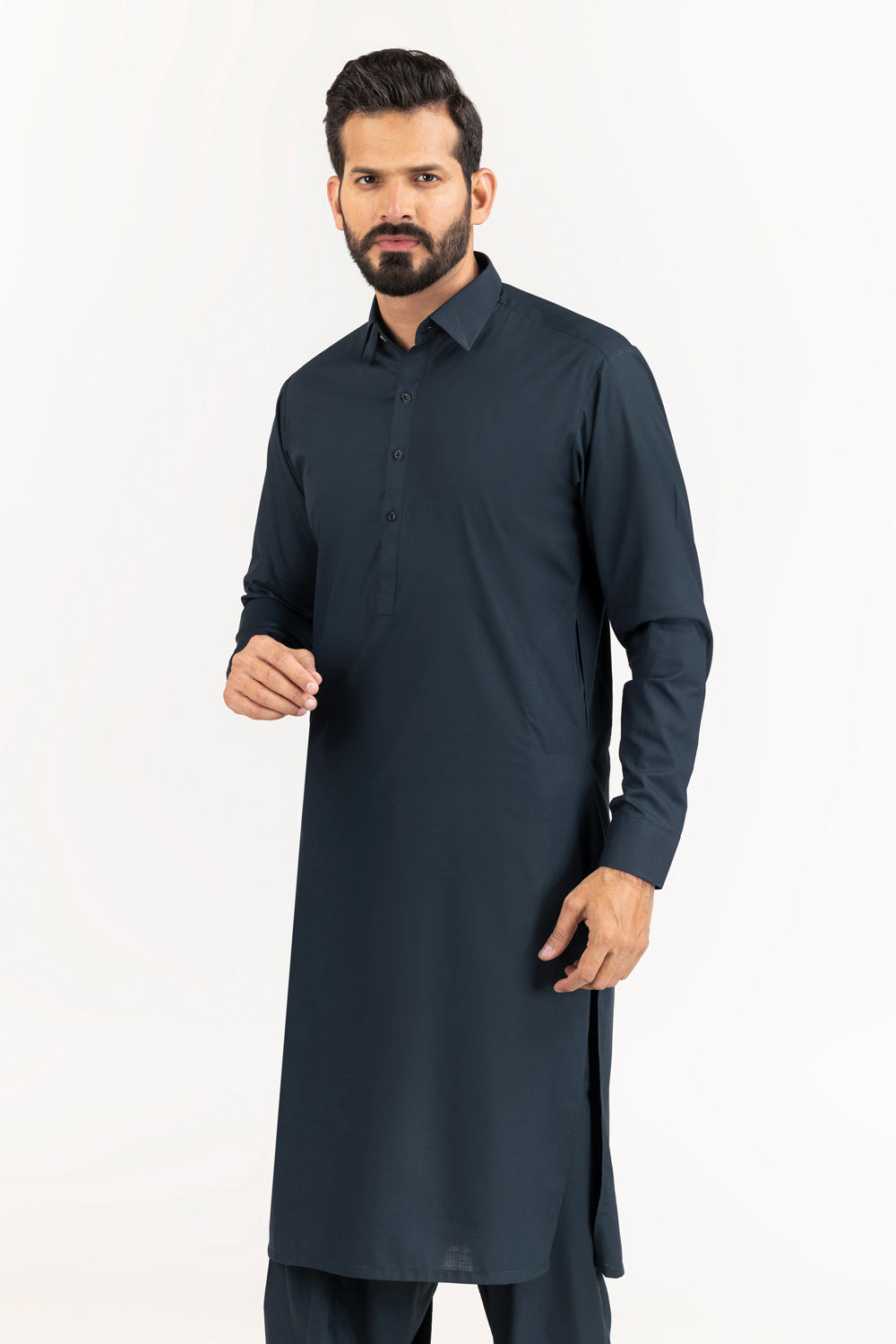 Gul Panther Unstitched Fabric Blended-Lf