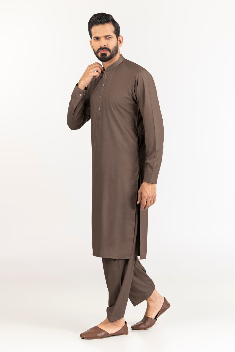 Gul Panther Unstitched Fabric Blended-Lf